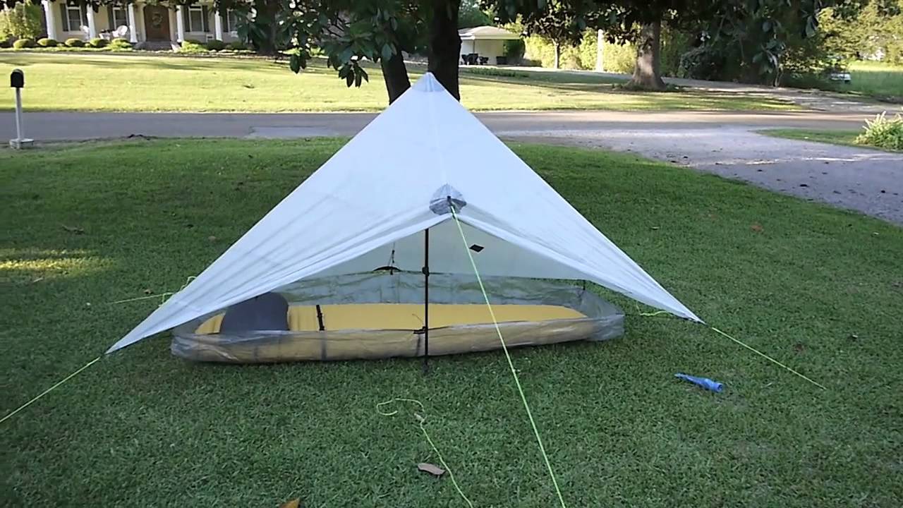 ZPacks Solo Cuben Fiber Ground Sheet - YouTube