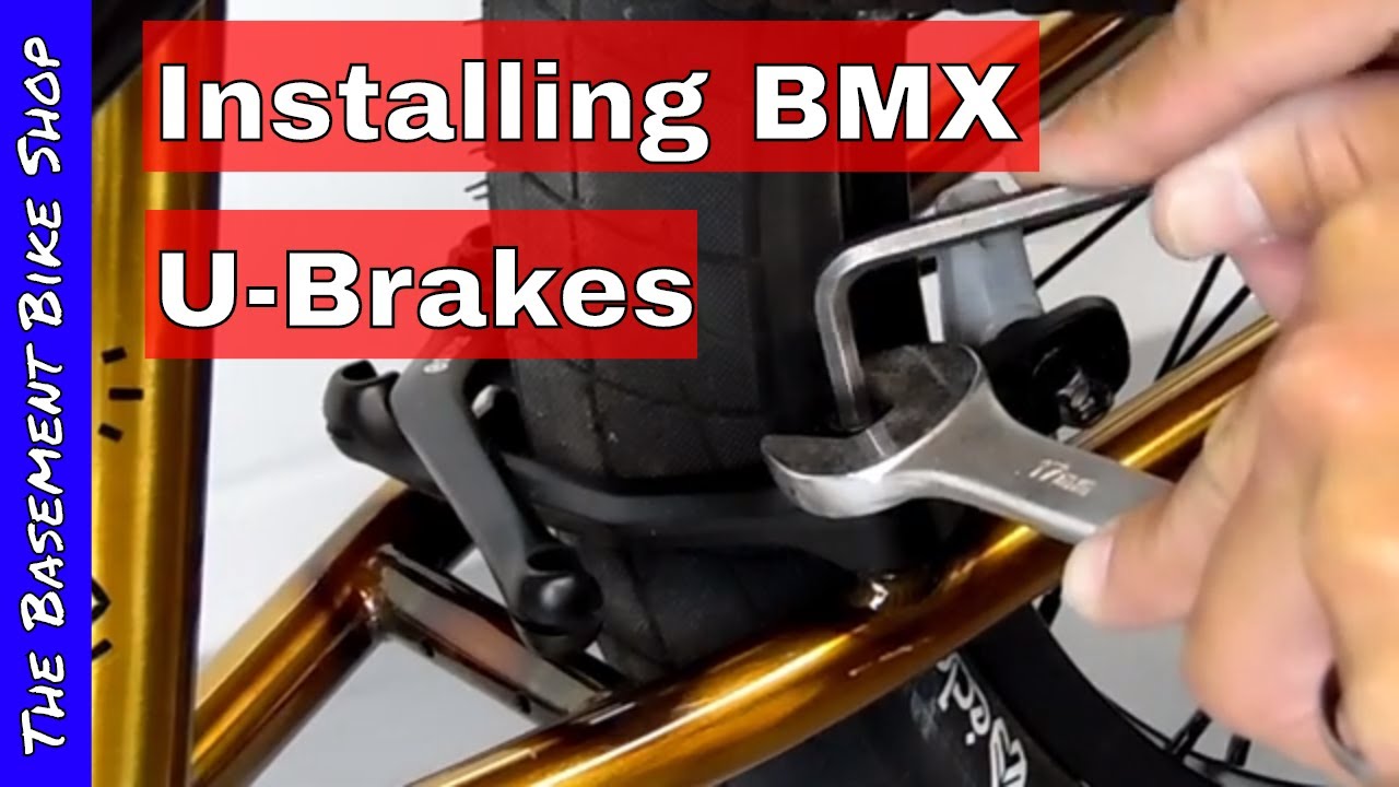 Installing BMX U-Brakes and Brake Mount Kit- Step By Step - YouTube