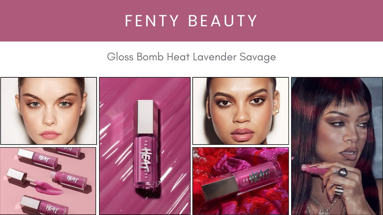 FENTY BEAUTY x Gloss Bomb Heat Lavender Savage! New Makeup Release