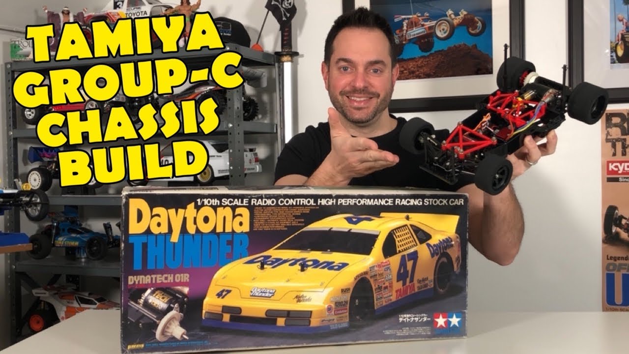 e221: Vintage Tamiya Daytona Thunder With Dynatech 01R Motor