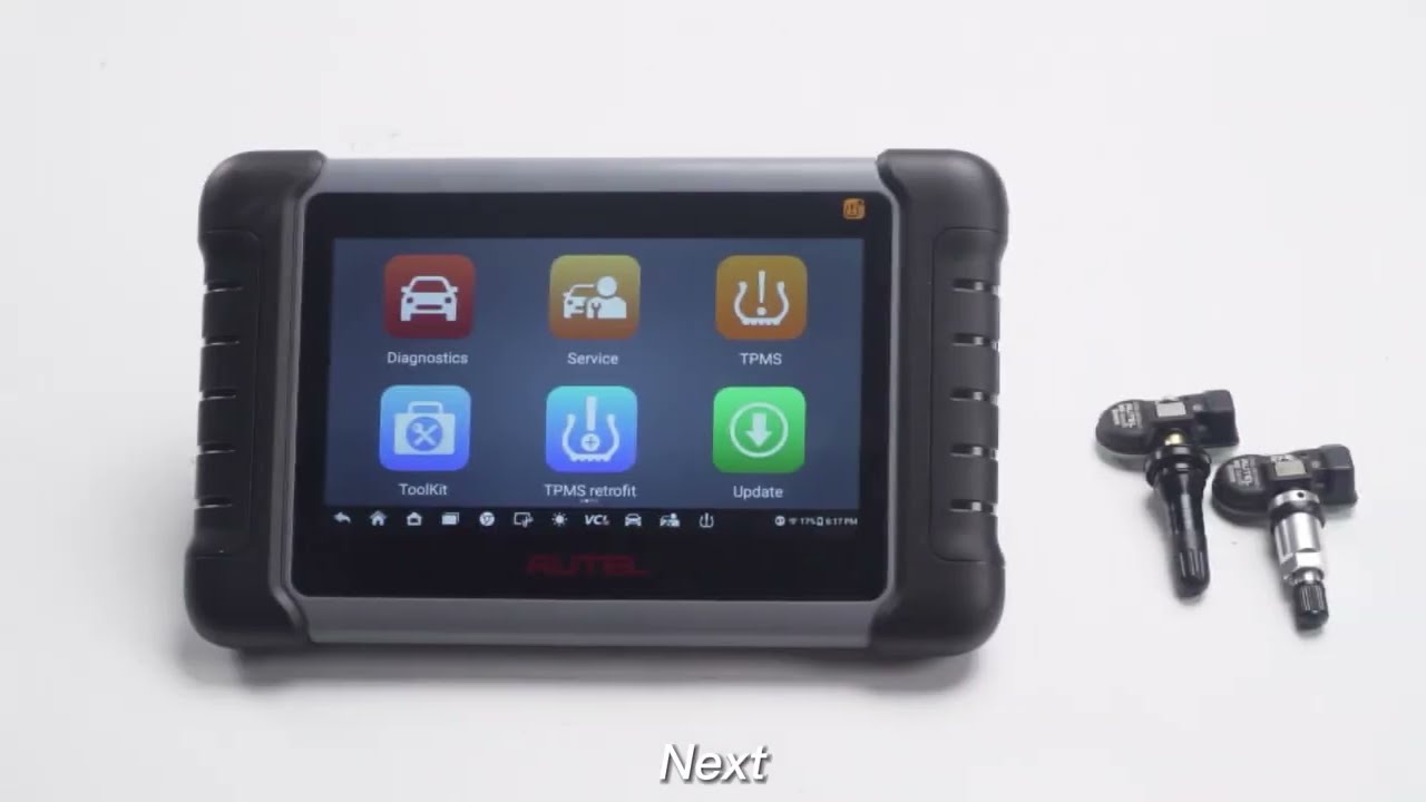 Autel MP808Z-TS/MP808S-TS Diagnose & TPMS Sensor Identify - YouTube