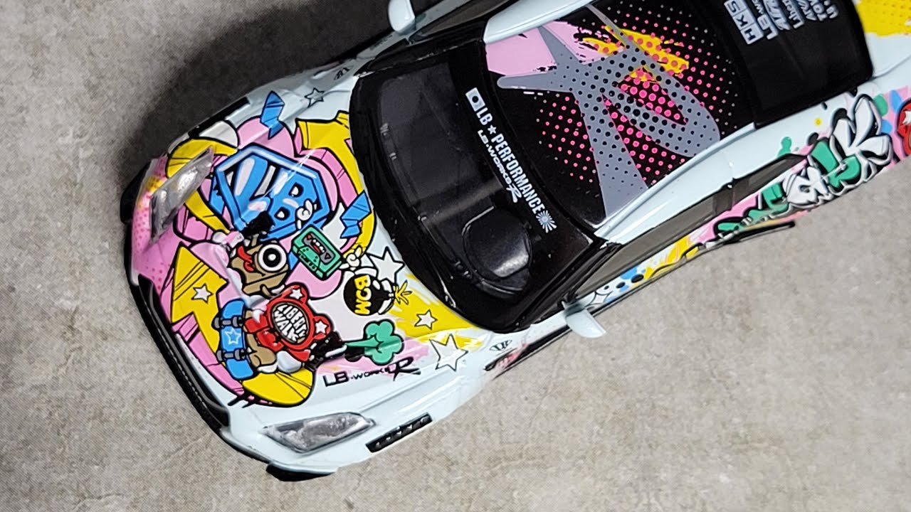 MINI GT #244 | LB☆WORKS Nissan GT-R Type 2 Rear Wing ver 3 LBWK