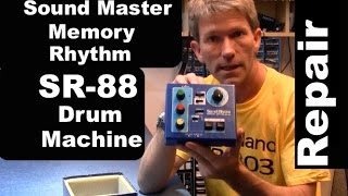 Sound Master SR-88 vintage analog drum machine repair MF#54 - YouTube
