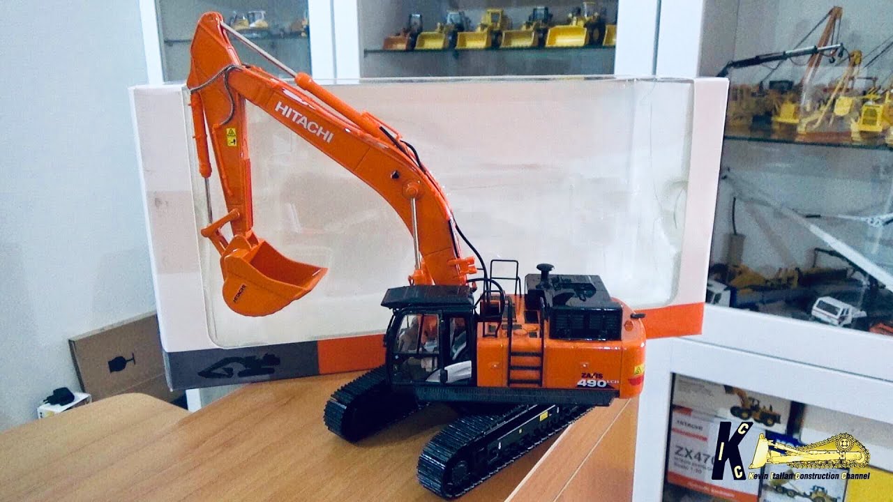 HITACHI ZAXIS490 LCH ミニチュア重機 1/50 Hitachi Zaxis ZX490LCH-6