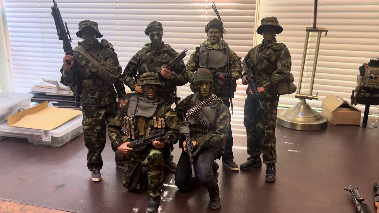 SEAL Team in Vietnam - 1:6 Scale Action Figures - YouTube