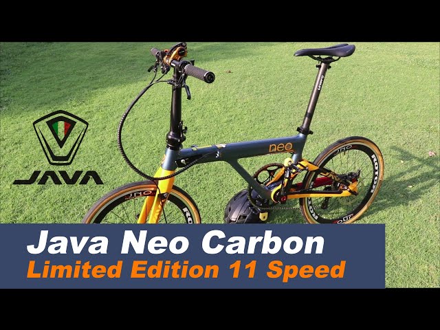 Java Neo Folding Bike Carbon LIMITED EDITION 11 Speed - YouTube