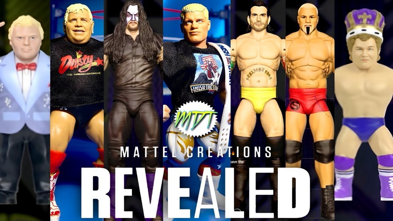 NEW WWE Figures Unveiled At MATTEL CREATIONS REVEALED 2025! - YouTube