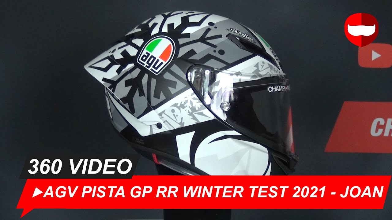 AGV Pista GP RR Winter Test 2021 Joan Mir - ChampionHelmets - YouTube