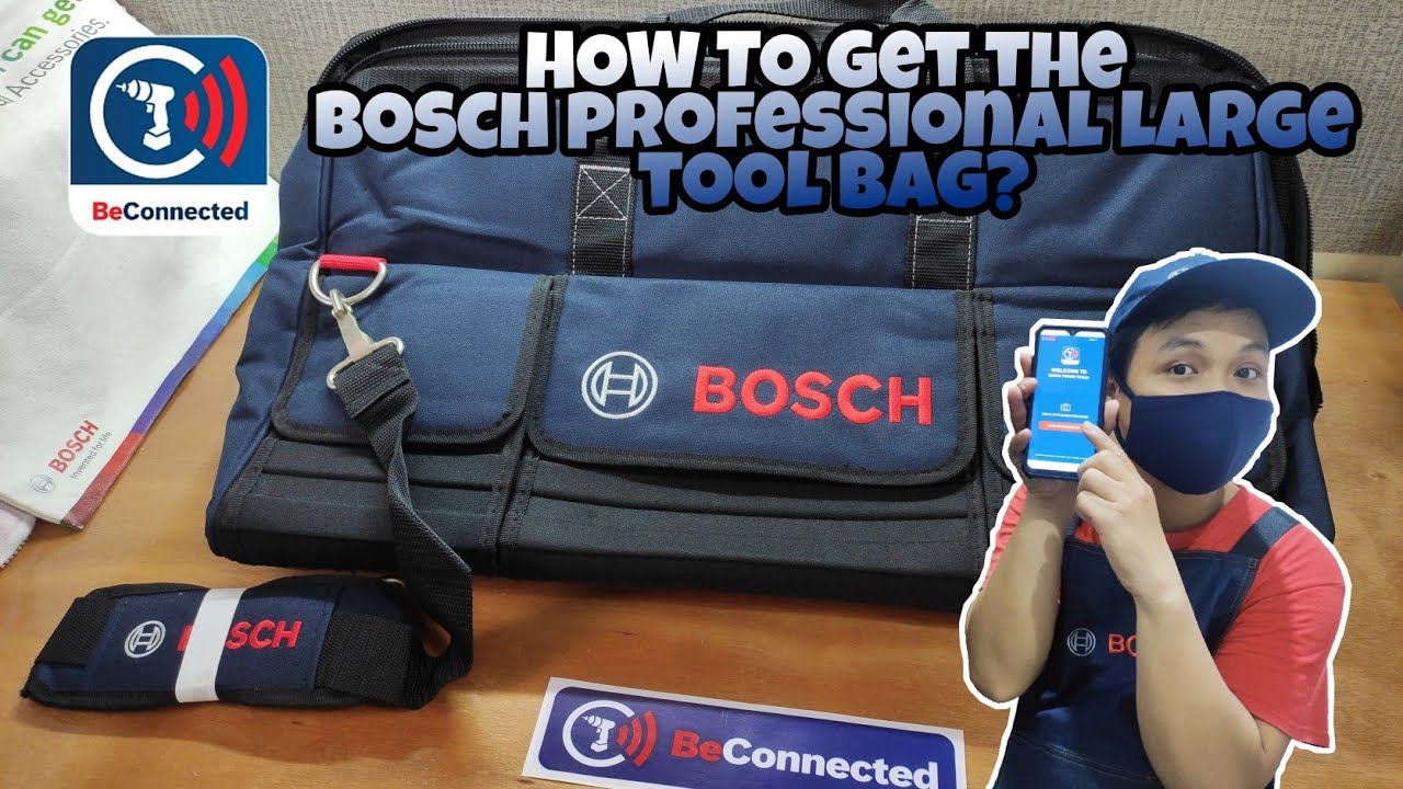 How to Redeem the Bosch Professional Large Tool Bag + Unpacking