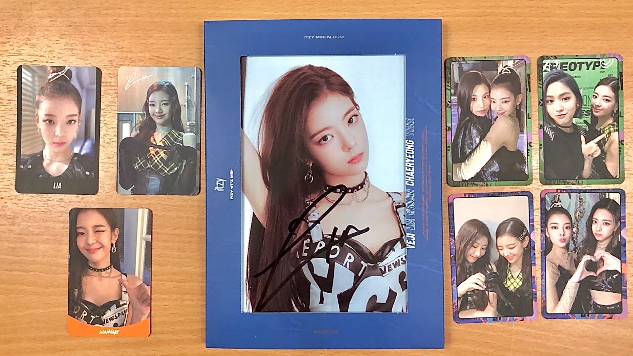 itzy cheshire リア 直筆サイン チェキ ITZY リア直筆サイン入りチェキ