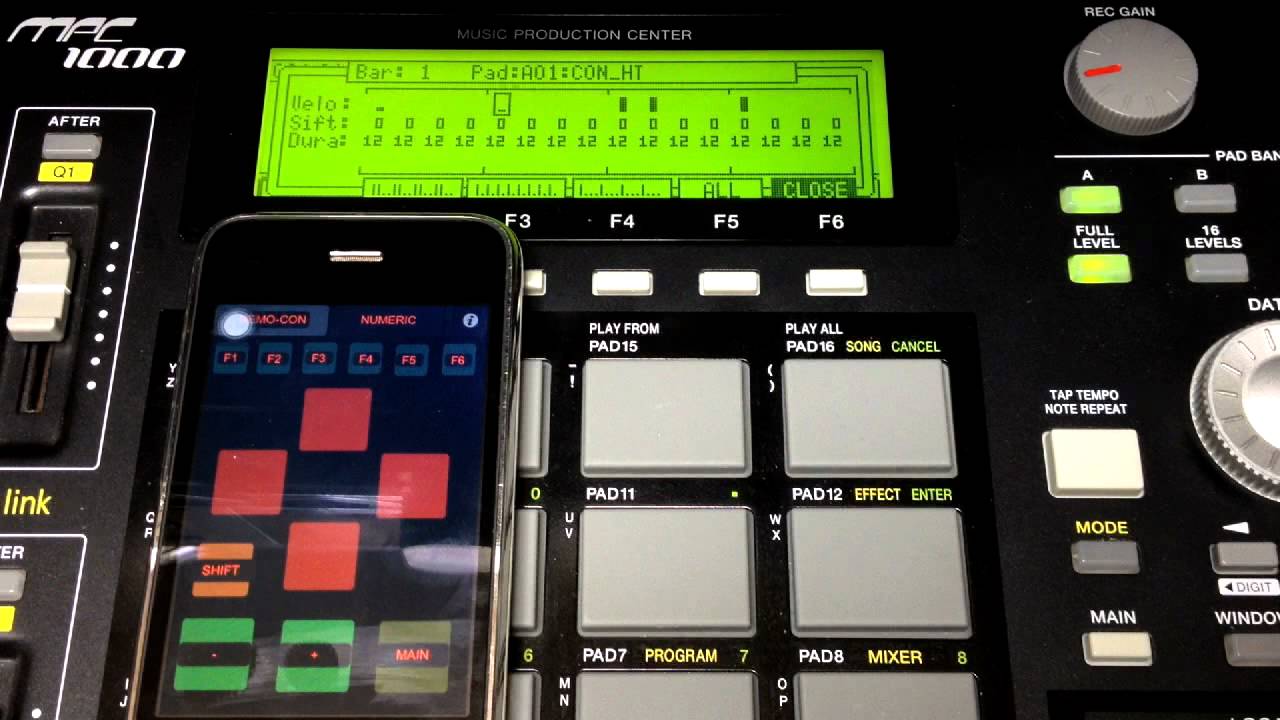 Book/MPCで学ぶリズム打ち込み入門 +MPC1000 + JJ OS2XL + iPhone +