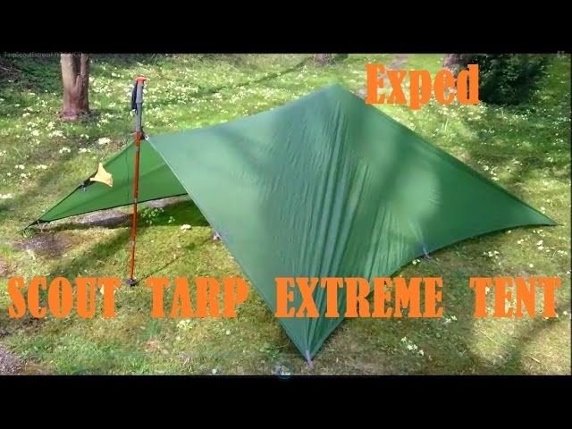 2015 New - Exped Scout Tarp Extreme - Tarp Tent ! - YouTube