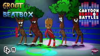 Groot Beatbox Solo 2 - Cartoon Beatbox Battles - YouTube