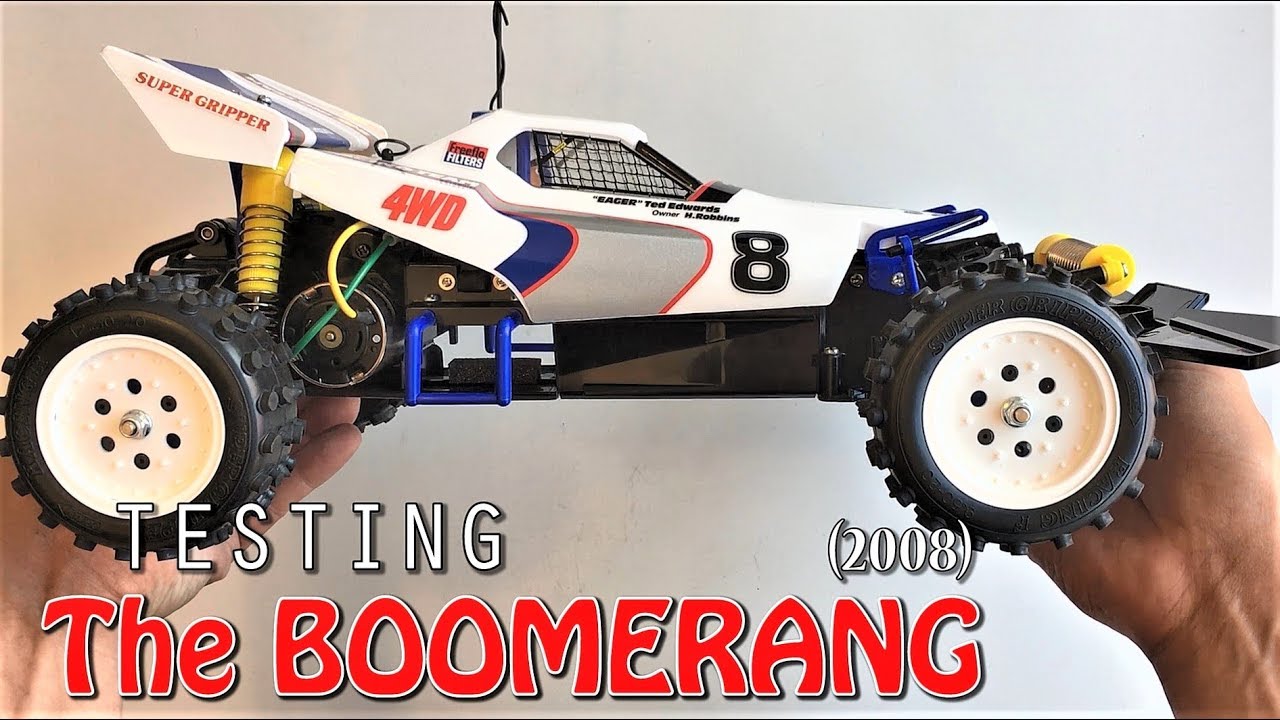 TESTiNG the Tamiya Boomerang 2008 1/10 4WD Buggy (Tamiya #58418