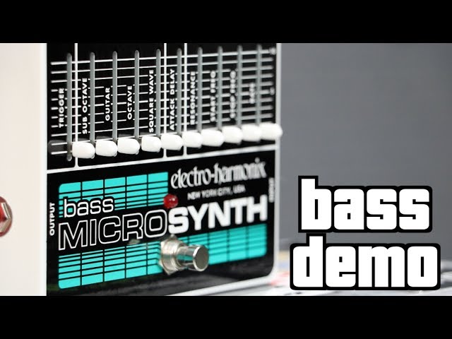 Electro-Harmonix Bass Micro Synth Demo - YouTube