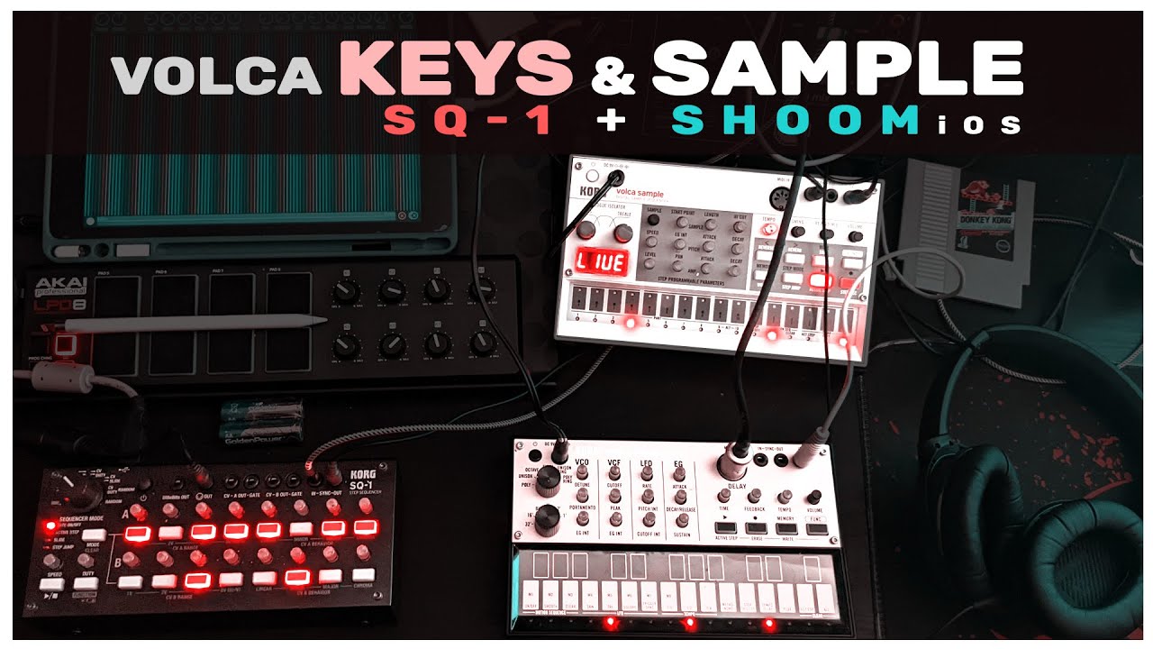 エ*ン様 KORG Volca keys + SQ-1 自作ラック付き volca keys