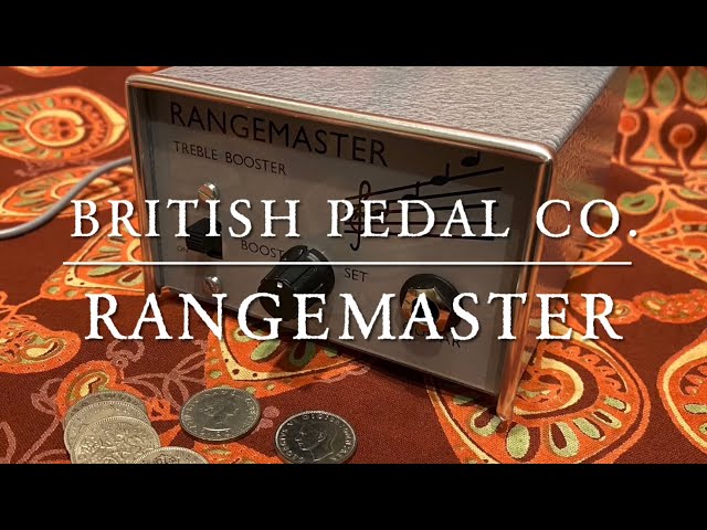 RANGEMASTER / BRITISH PEDAL CO.(BPC) Treble Booster - YouTube