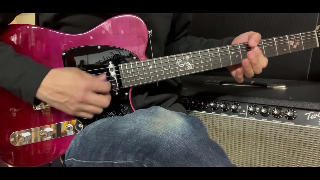 momose MT-SKR/E EQS YZ-GRD 夜桜【商品紹介@Guitar Planet】 - YouTube