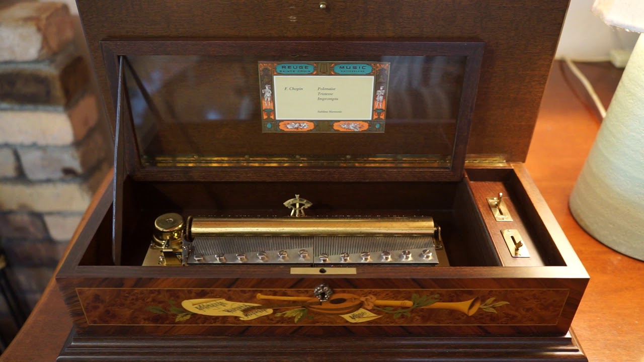 リュージュオルゴール 144弁 ショパン3曲入(ポロネーズ/別れの曲/即興