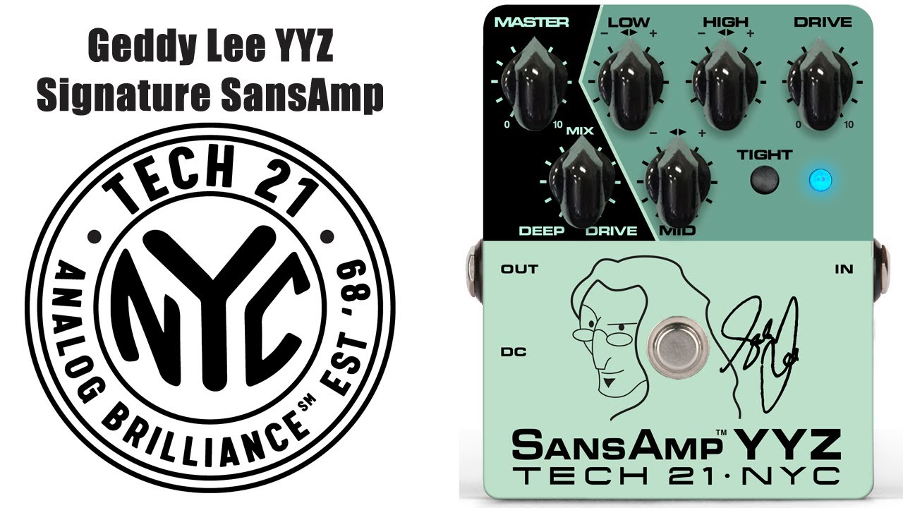Tech 21 Geddy Lee YYZ Signature SansAmp - YouTube