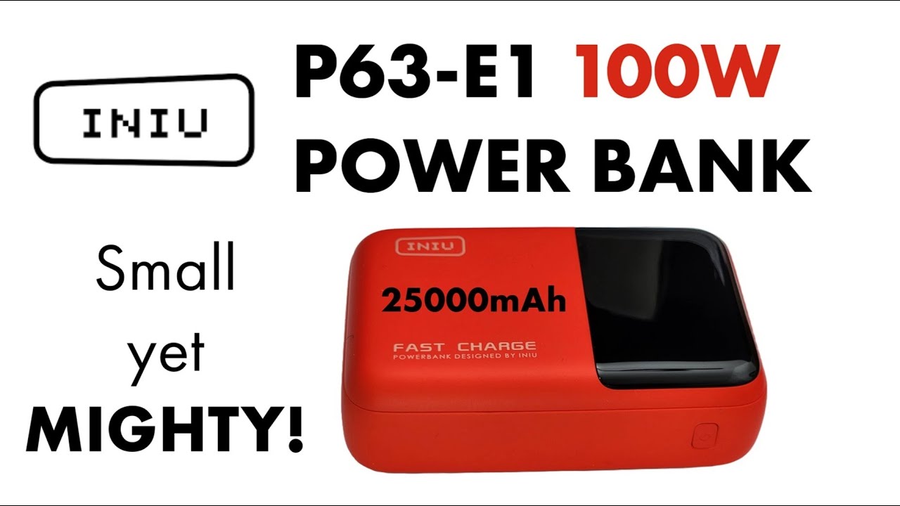 INIU P63-E1 Cougar Power Bank Review - #INIU #INIUCougar