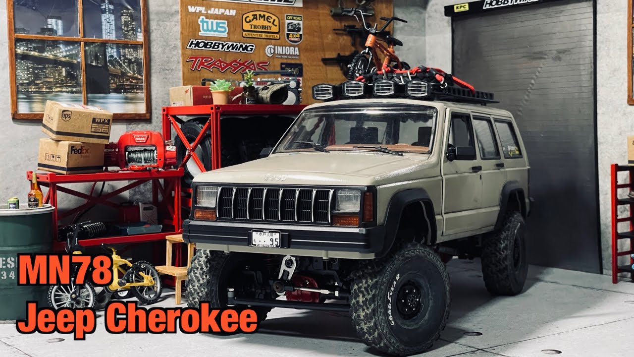 DEERC 1/12scale crawler【MN78】River Trail - YouTube