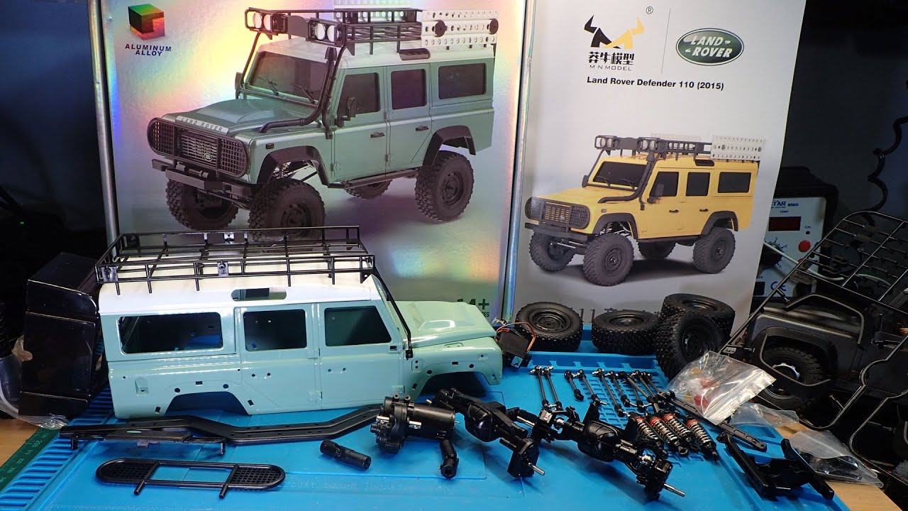 MN111 1/18 Land Rover Defender 110 Kit: Unboxing + First Look