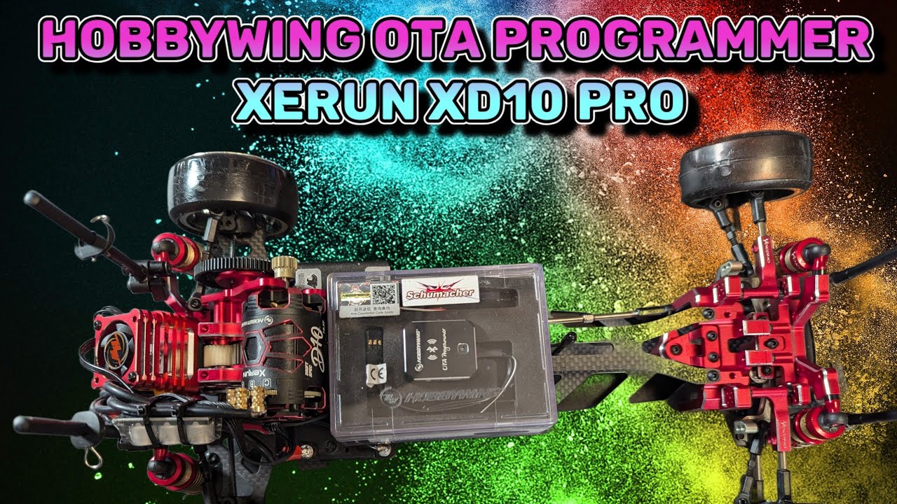 HOBBYWING XERUN XD10 PRO OTA Bluetooth programming. - YouTube