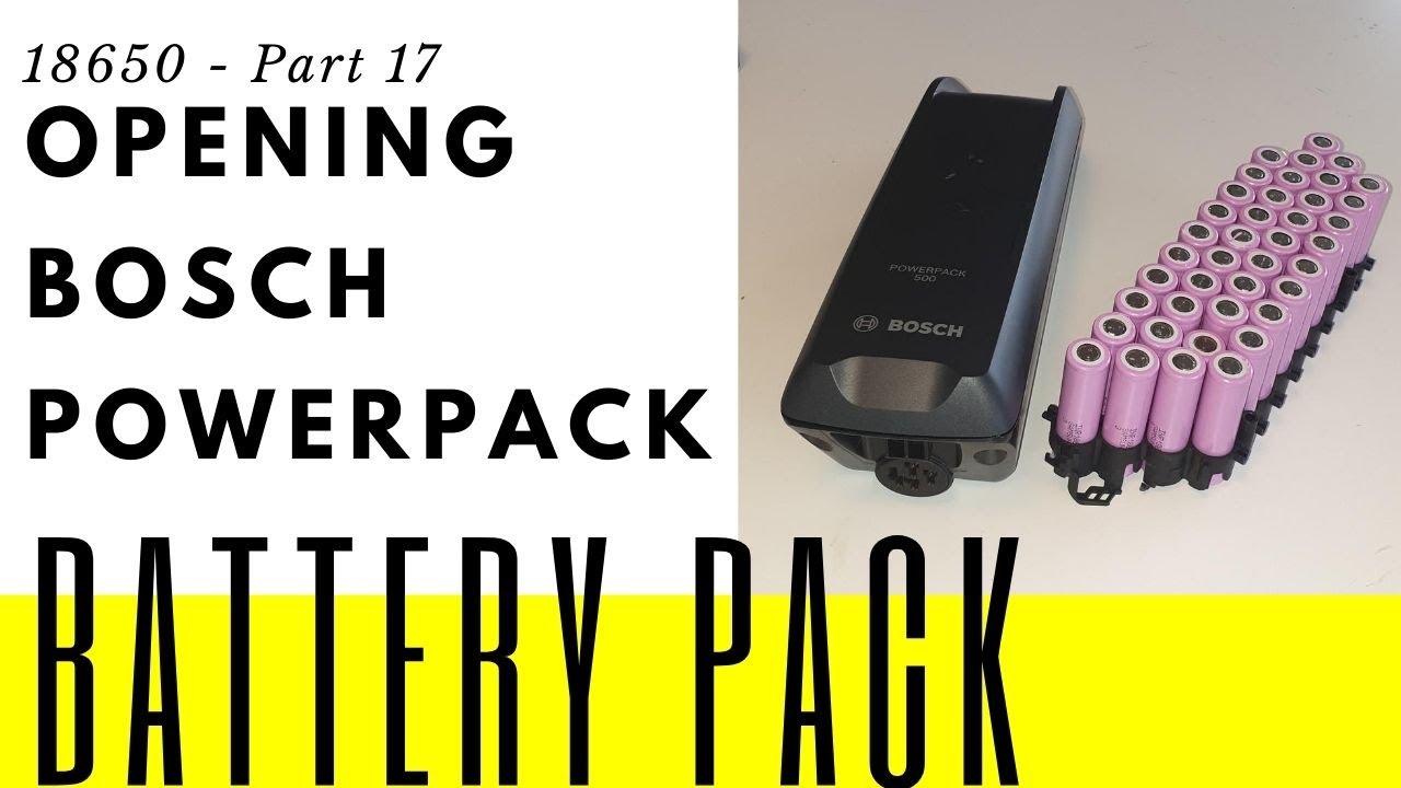 18650 - Part 17 - Opening Bosch Powerpack Performance Frame - YouTube