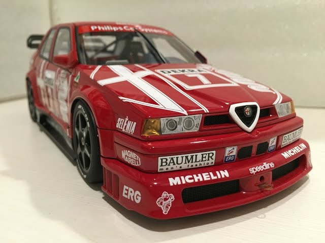 1/18 Autoart Alfa Romeo 155 V6 Ti DTM 1993 Hockenheim Winner - YouTube
