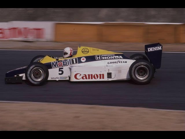 1985 March - Satoru Nakajima test Williams FW09B @ Suzuka - YouTube