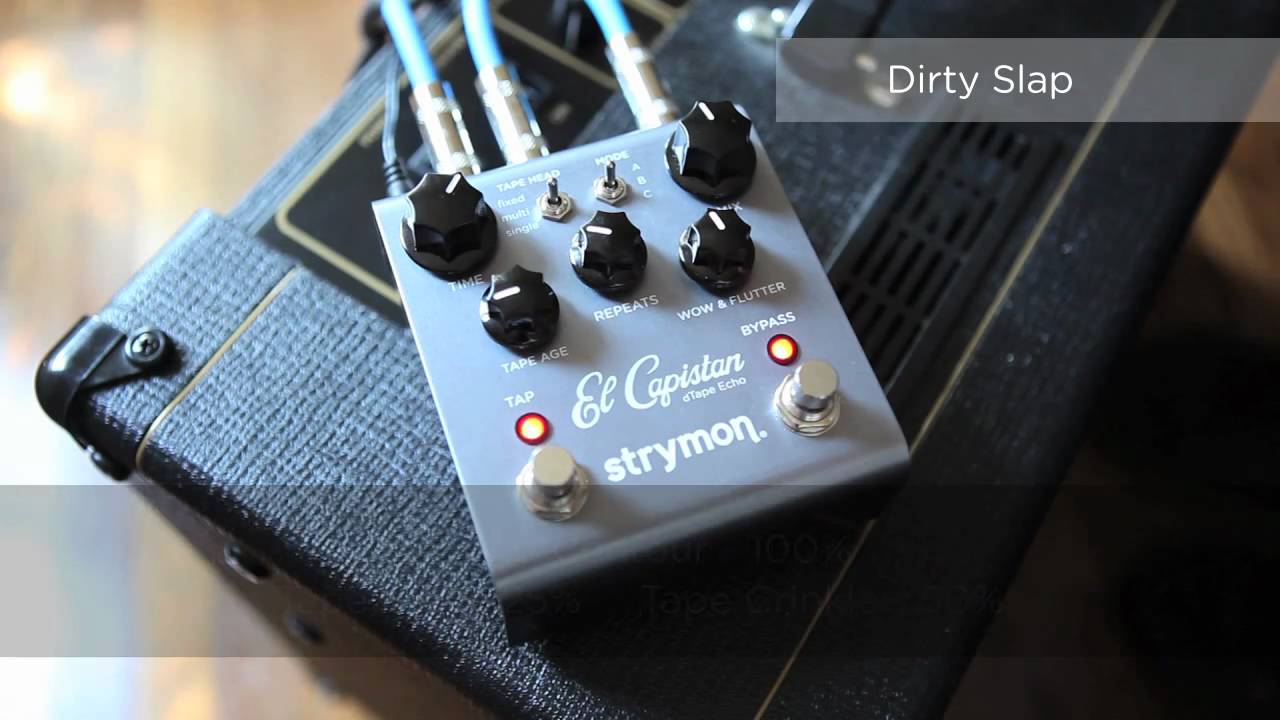 Strymon - El Capistan dTape Echo - Audio Clips #1 - YouTube