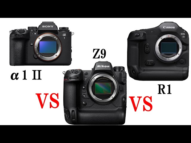 2025年版】ソニー、ニコン、キヤノン 各社のフラグシップカメラの