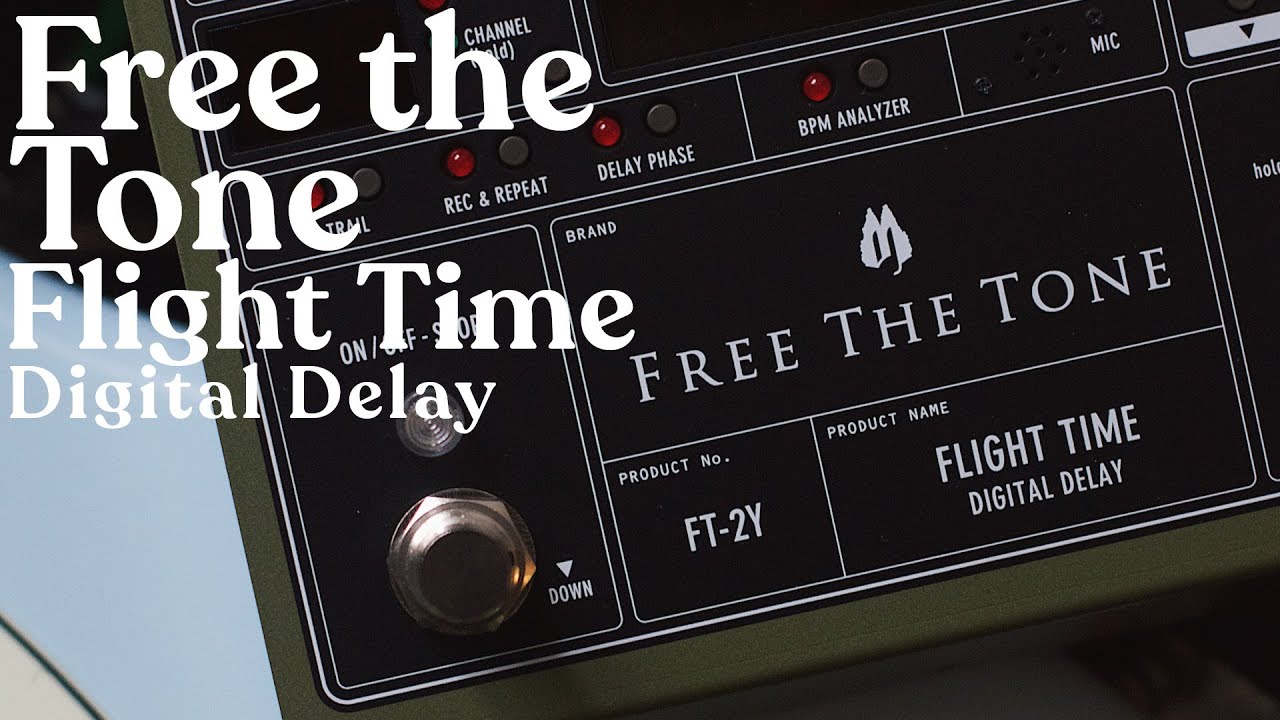 Free the Tone Flight Time Digital Delay - Demo - YouTube
