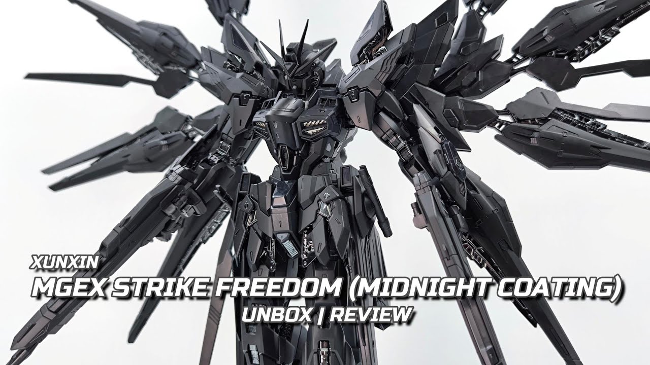 REVIEW] XUNXIN - 1/100 MGEX STRIKE FREEDOM (MIDNIGHT COATING