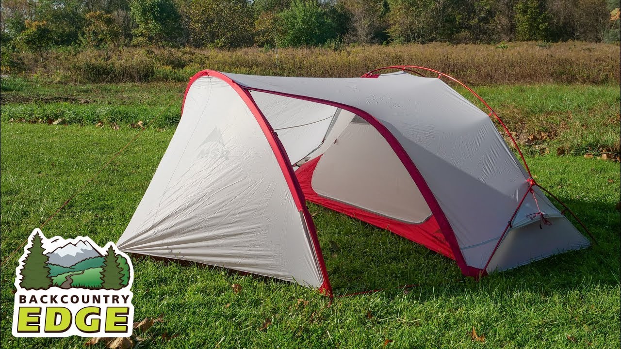 MSR Hubba Tour 1 3-Season Backpacking Tent - YouTube