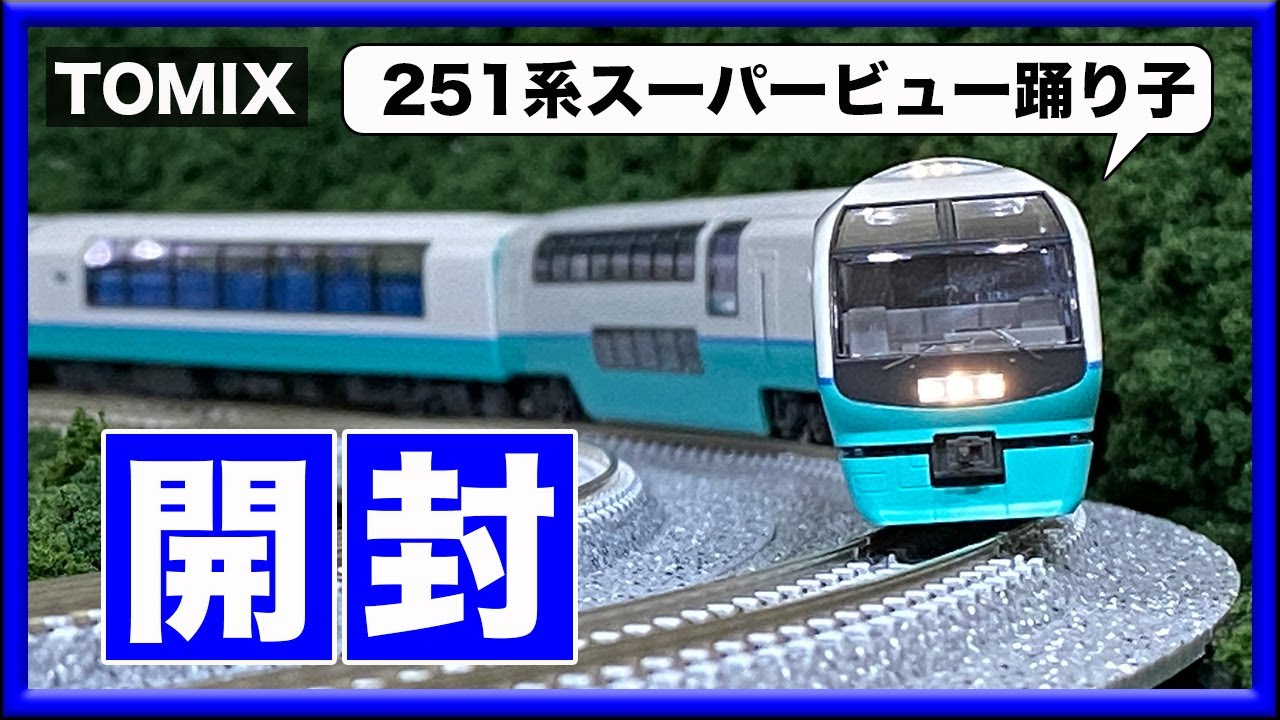 Nゲージ】TOMIX JR251系スーパービュー踊り子2次車新塗装【開封