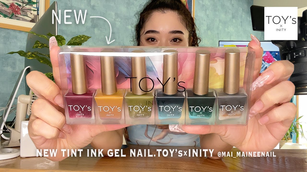 Made in JPN】New TINT INK gel nail at TOY's×INITY. 2024