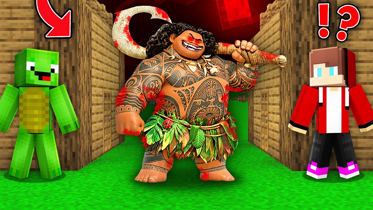 How to Survive Maizen and Mikey vs. Terrifying Maui in Minecraft