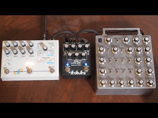 JMT Synth LD2 and Microcosm Drone 発振器 - YouTube