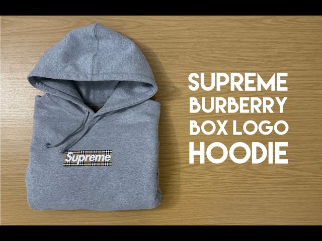 Supreme SS22 Burberry Box Logo Hoodie - Review - YouTube