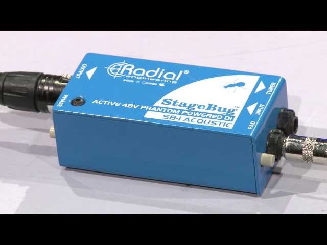 Radial Engineering Stage Bug SB-1 Acoustic Compact Active DI Box