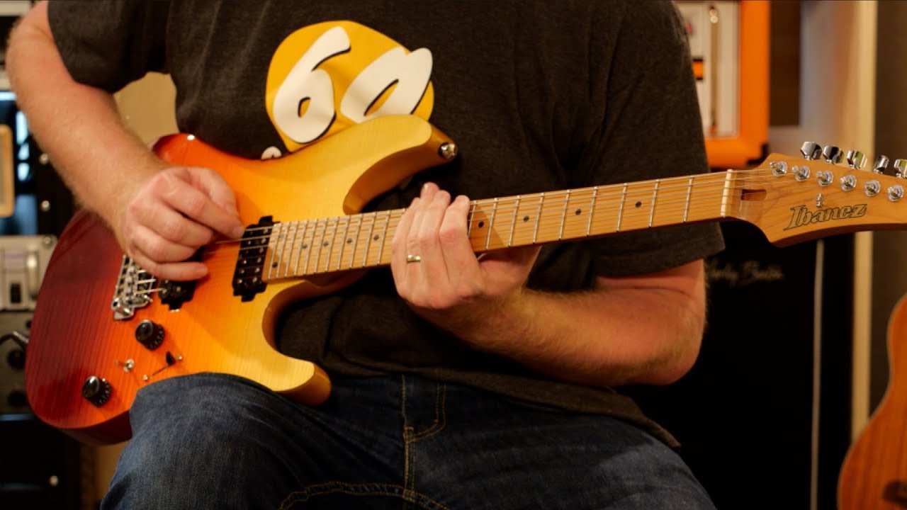 Ibanez AZ242F-TSG - first impressions - #TGU18 - YouTube