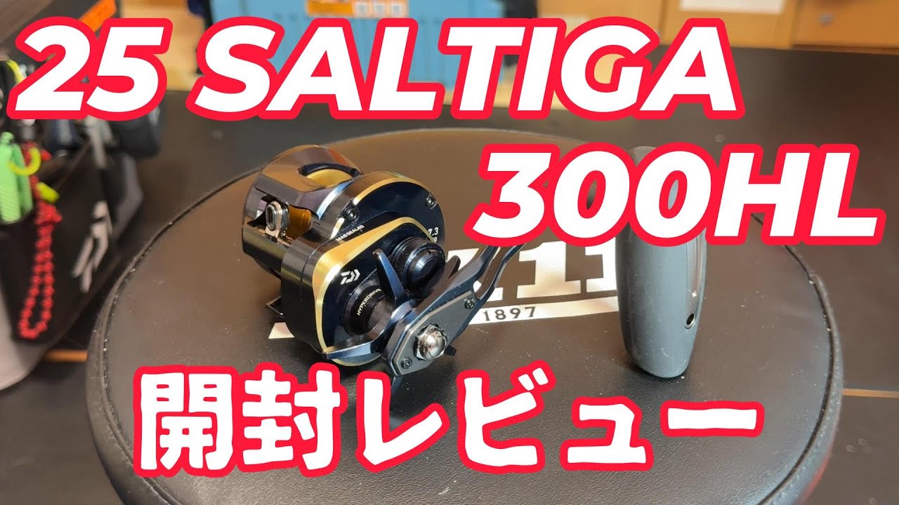 25 SALTIGA 300HL 開封レビュー！（4K動画） - YouTube