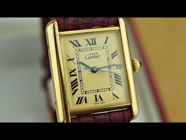 STUNNING Cartier Tank Vermeil ref 2413 - all original full set