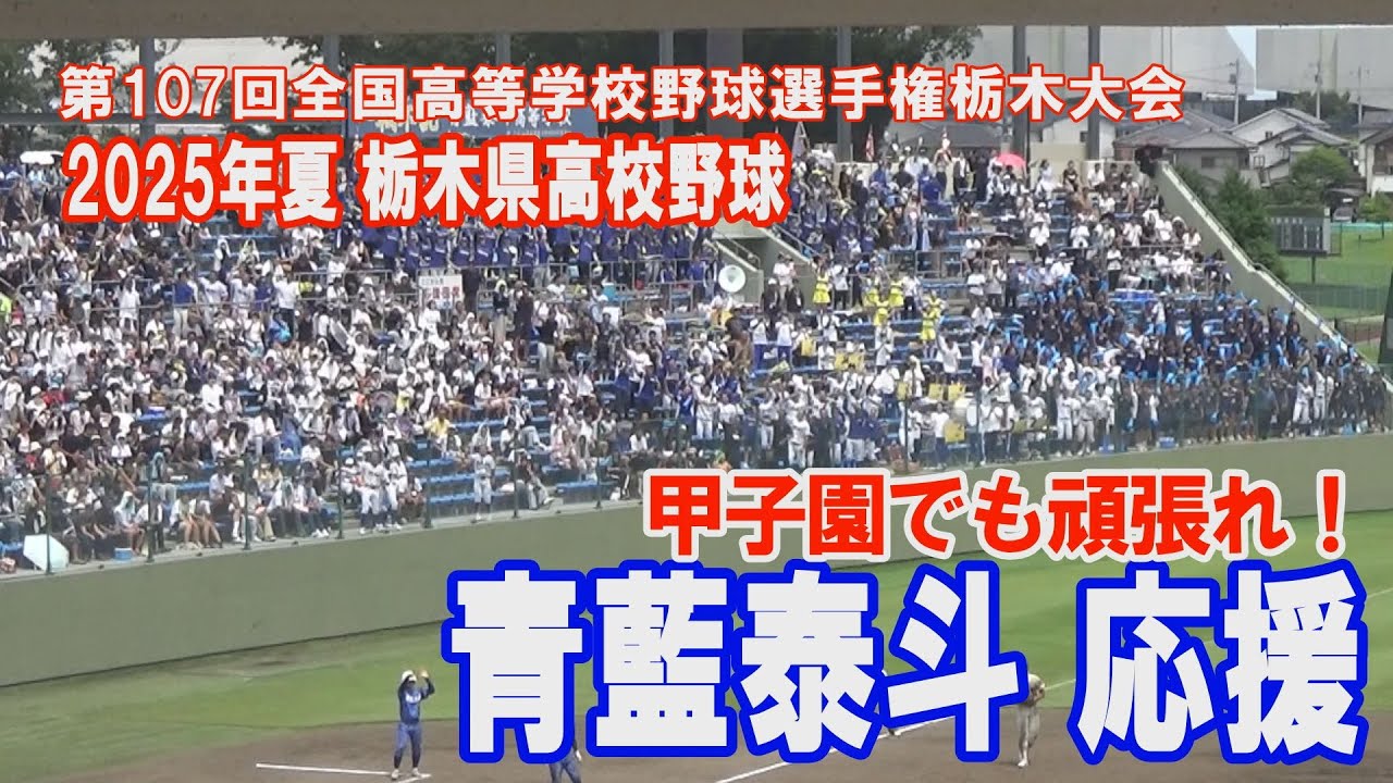 優勝おめでとう🎉 青藍泰斗応援 第107回全国高等学校野球選手権栃木