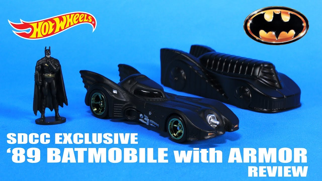 Hot Wheels Batman 89 Batmobile with Armored Shell SDCC Exclusive