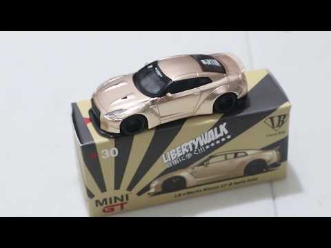 MINI GT LB WORKS NISSAN GT-R SATIN GOLD - BARU DAPET :D - YouTube