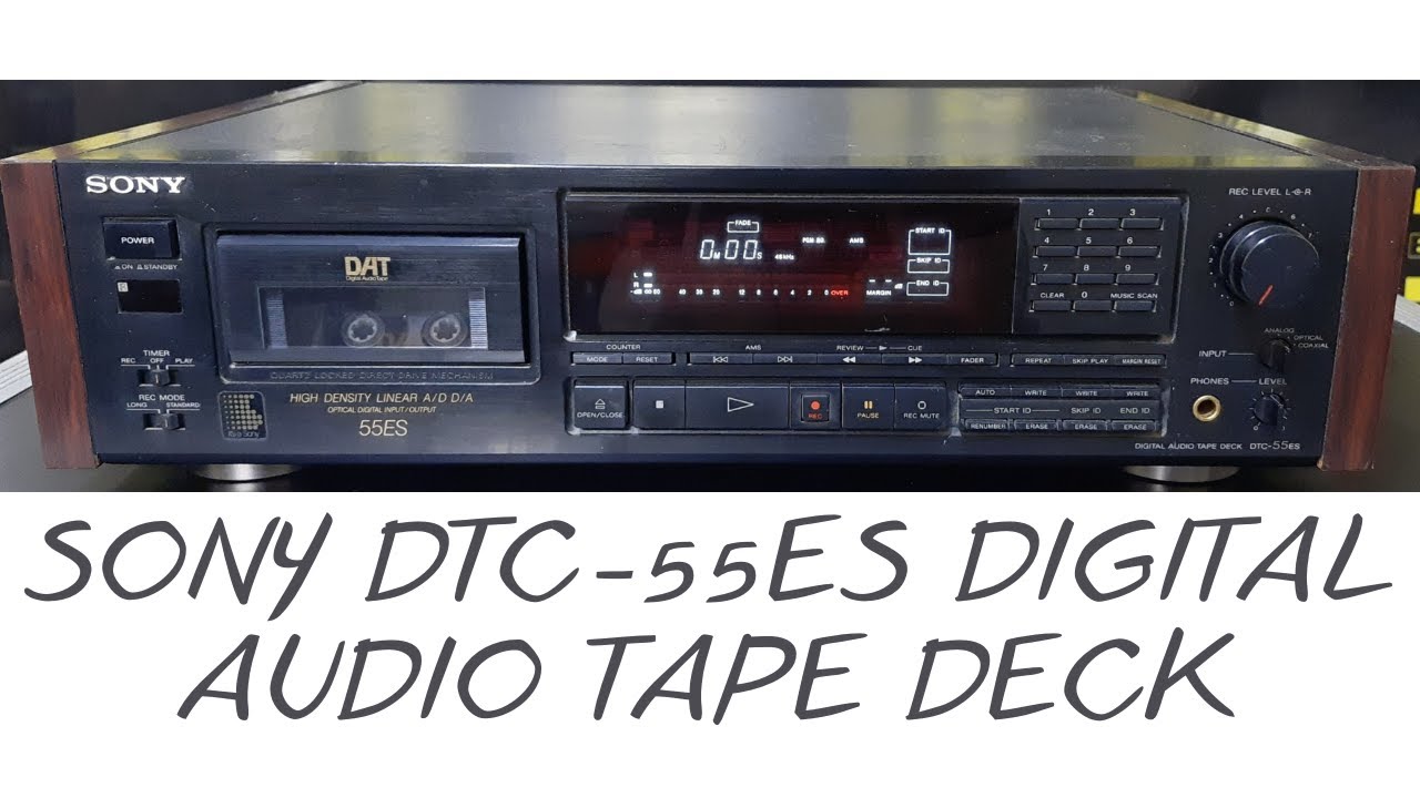 Sony DTC-55ES Digital Audio Tape Deck DAT Player Price And