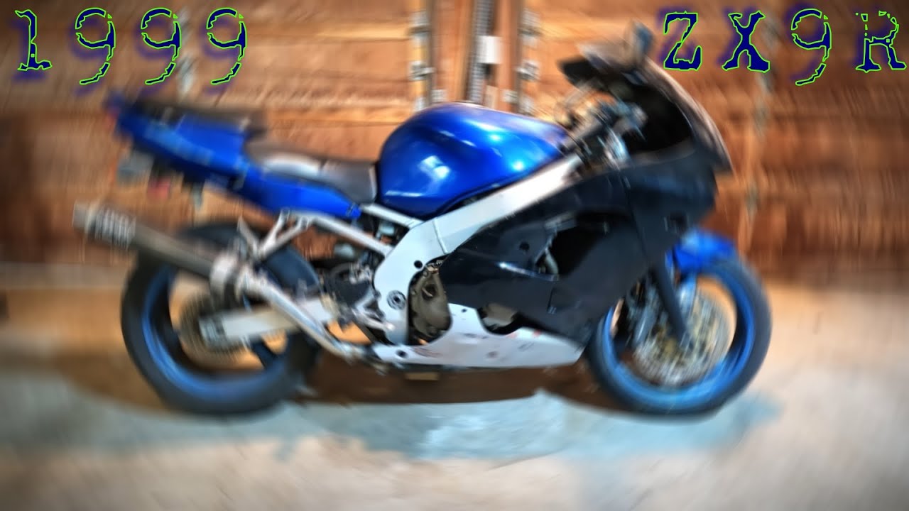 1999 ZX9R Disassembly Part1. Front fairings/cowlings removal